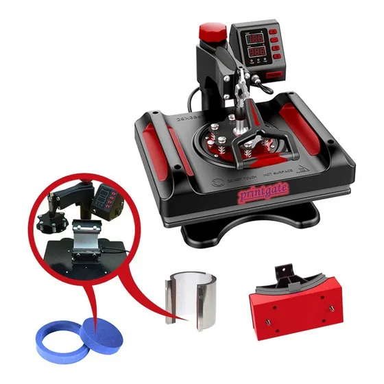 Combo sublimadora EST-29x38-5 5 en 1 estampadora Printgate 220V
