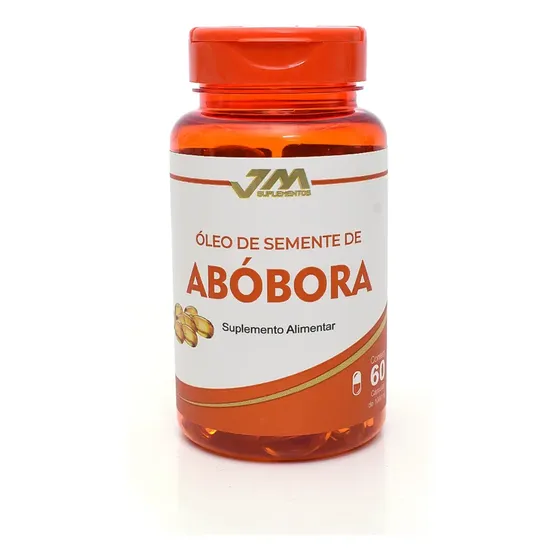 Óleo de Semente de Abóbora 1000mg 60 Cápsulas JM Suplementos Softgel