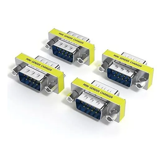 Adaptador Usb A Serie Rs232, Cambiador De Género Db9 (m/m,