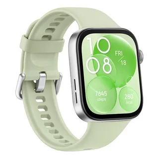 Smartwatch, Huawei Watch Fit 3, Verde Bisel Prateado Desenho Da Pulseira Mesh Smartwatch, Huawei Watch Fit 3, Verde Bisel Prateado Desenho Da Pulseira Mesh