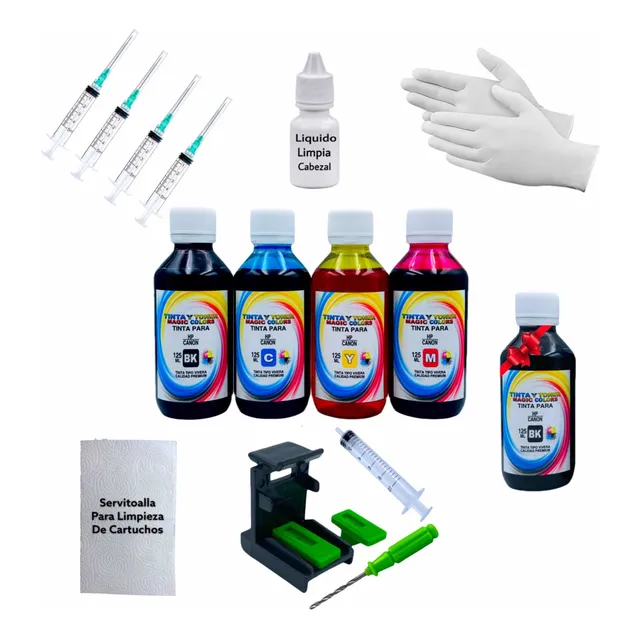 Kit Recarga Tinta Compatible Para Canon Pg-145 Cl-146