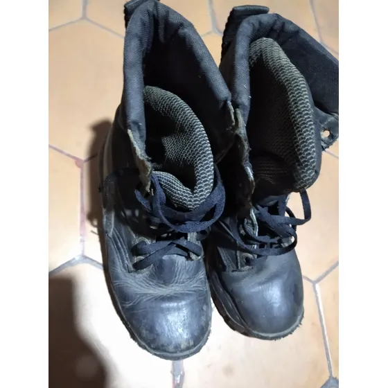Botas Negras Usadas En Bueno Estado