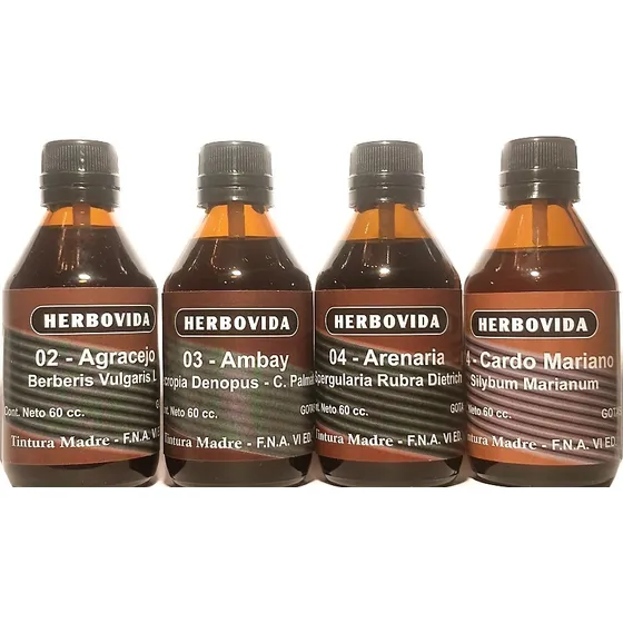 Tintura Madre Herbovida X 60 Cc - Toda La Linea Completa