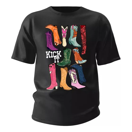 Remera Bsica Country Coleccin Botas Vaqueras
