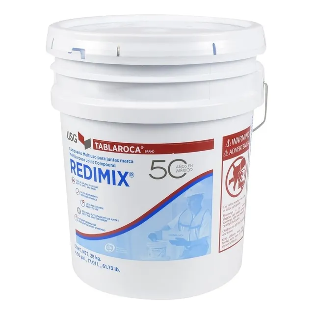 Usg Redimix Compuesto Multiuso Para Juntas Blanco 28 Kg