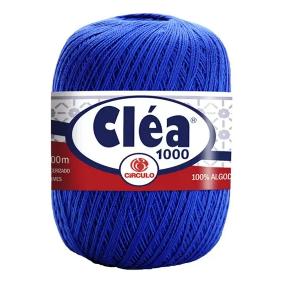 Linha Cléa 1000 Algodão Mercerizado Crochê 151g 1000metros