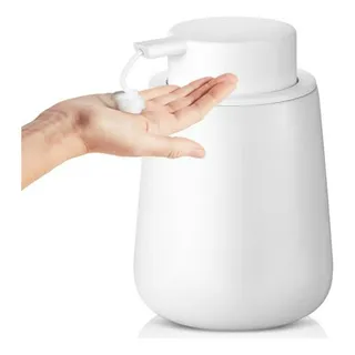 Dispenser De Jabón Cerámico 12oz Para Baño Y Cocina, Blanco Dispenser De Jabón Cerámico 12oz Para Baño Y Cocina, Blanco