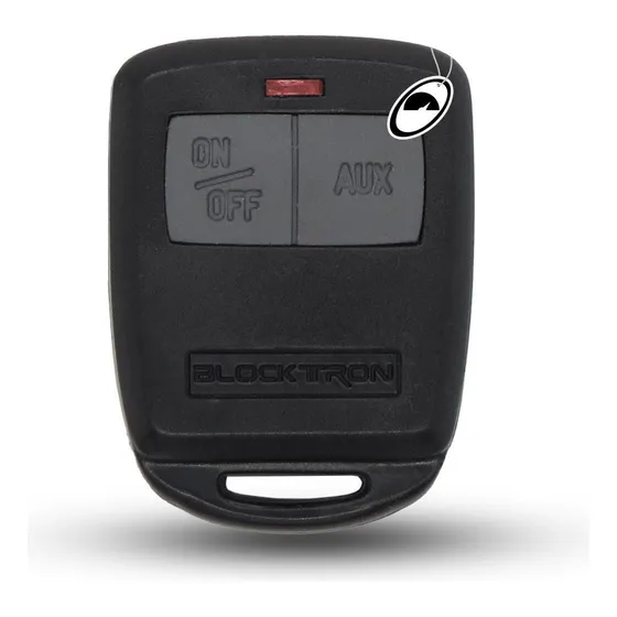 Controle 2 Botões Alarme Blocktron Antigo Led Vermelho