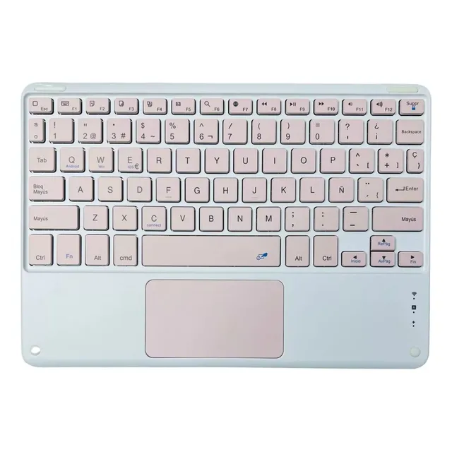 Teclado Universal Inalambrico Con Touchpad Para Tablet / Cel