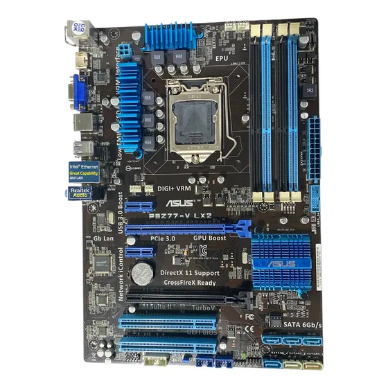 Placa Mãe Gamer Asus 1155 2a/3a G. Z77 Lx2 32gb Ddr3 Pci 3.0