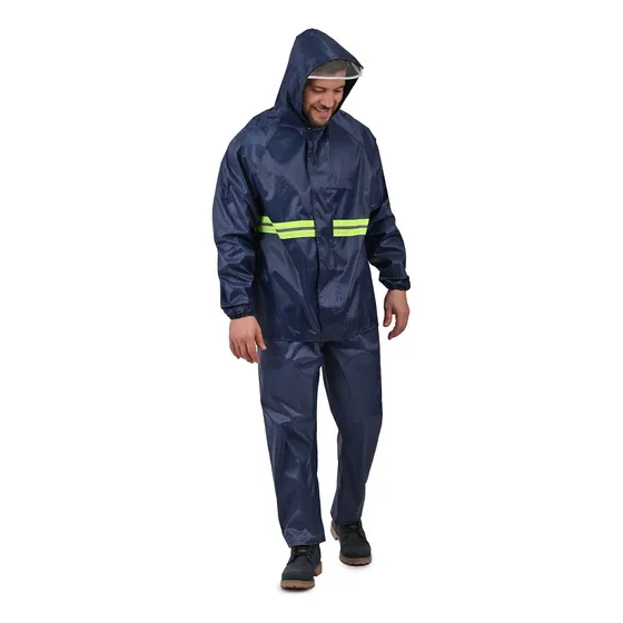 Piloto Impermeable Rompe Viento Para Lluvia Capucha 90478
