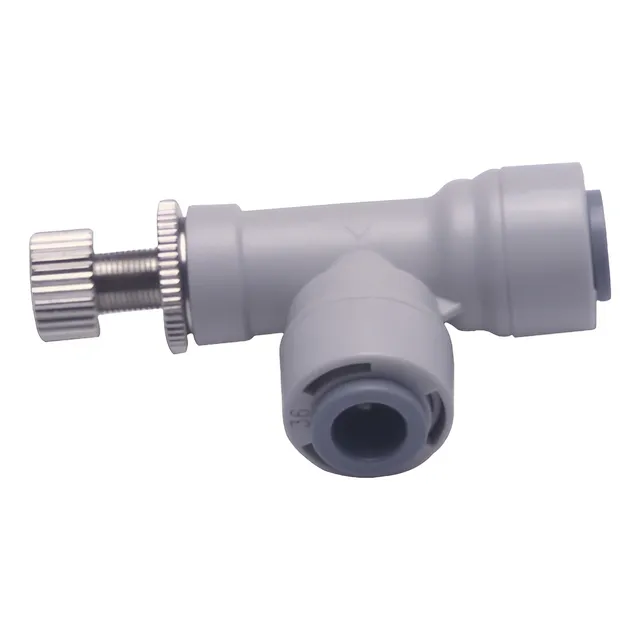 Regulador Caudal Con Acoples Rápidos 1/4 Agua Filtro Osmosis