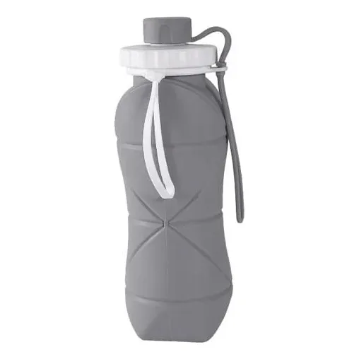 Termo Deportivo Plegable Agua Silicon 600 Ml Fitness