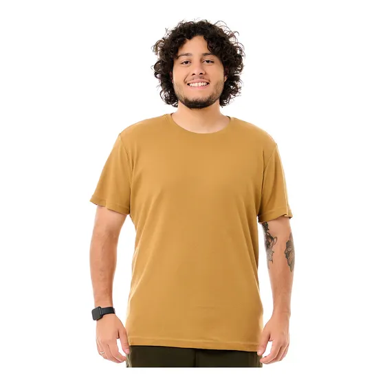 Camiseta Textura Chess Caramelo Knulu