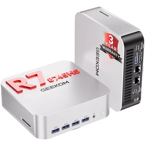 Mini Pc Geekom A9 Ryzen Ai 9 Hx 370 32gb Ram 1tb Ssd Silver