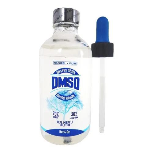 Dmso 70% Aloe Vera 30% 4 Oz 120 Ml Vidrio