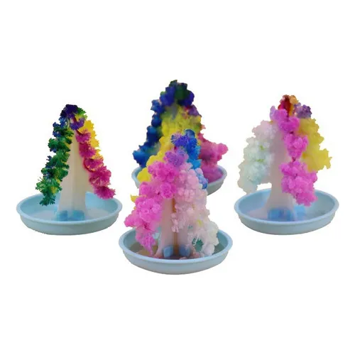 6pcs Mágico Cristalizado Floración Árbol De Navidad