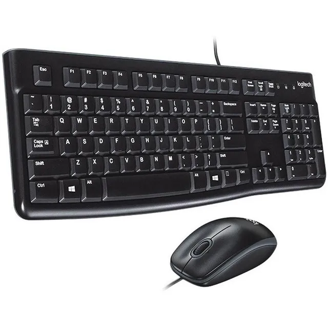 Kit Teclado Y Mouse Logitech Mk120 Usb Ergonomico 920-004428