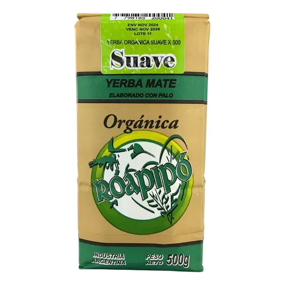 Yerba Organica Suave Roapipo X 500 G