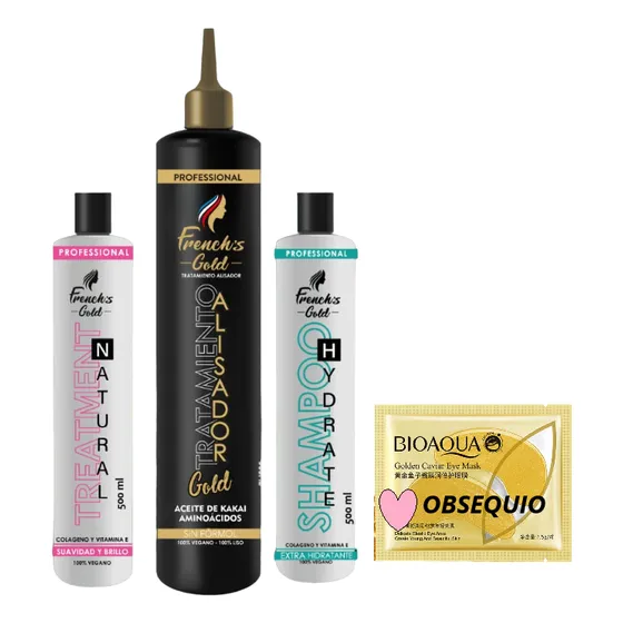 Kit Keratina Alisado Frances - mL a $114