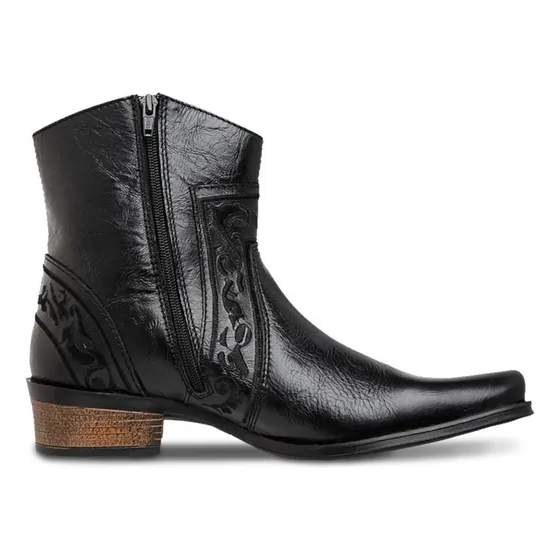 Botas Urban Cowboy Hombre Botin Piel Vestir Comodas