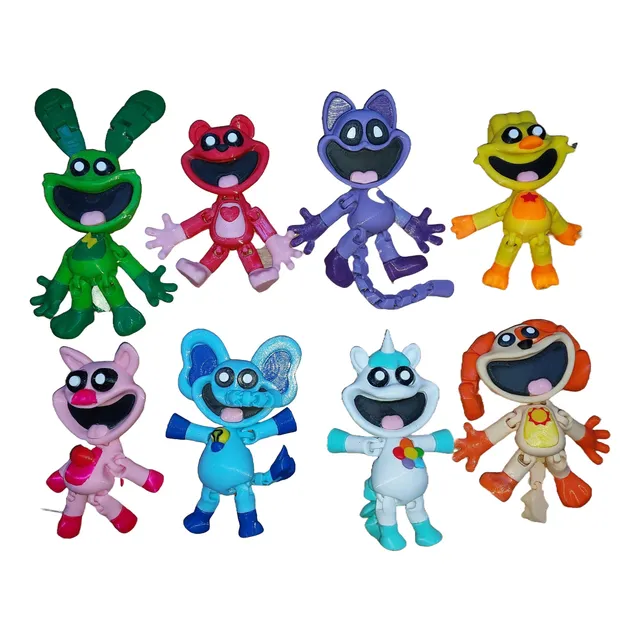 Juguetes Articulado Smiling Critters Poppy Playtime Set X8