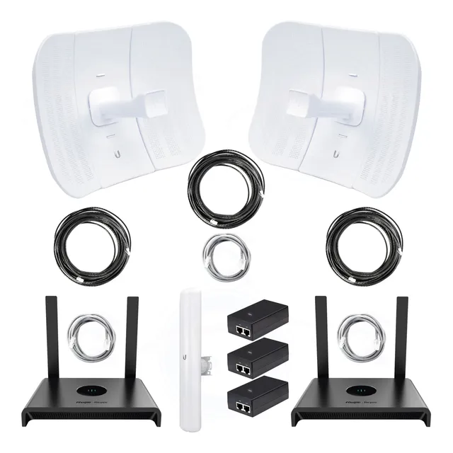 Kit Multipunto Lbe-m5-23 + Routers 1km