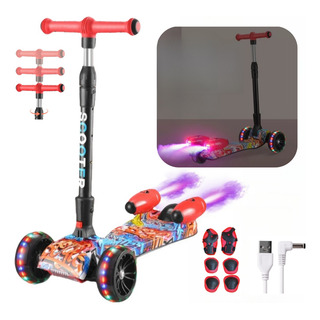 Scooter Para Niños Bluetooth Luz Led Patin De Scoter Jugar Scooter Para Niños Bluetooth Luz Led Patin De Scoter Jugar