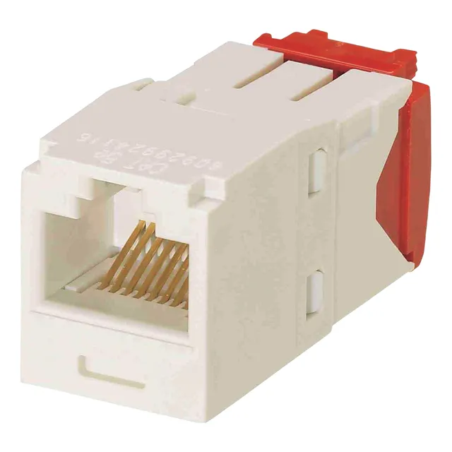 Jack Cat.5e Panduit Cj5e88tgiw Blanco - Paquete De 50 Unidad