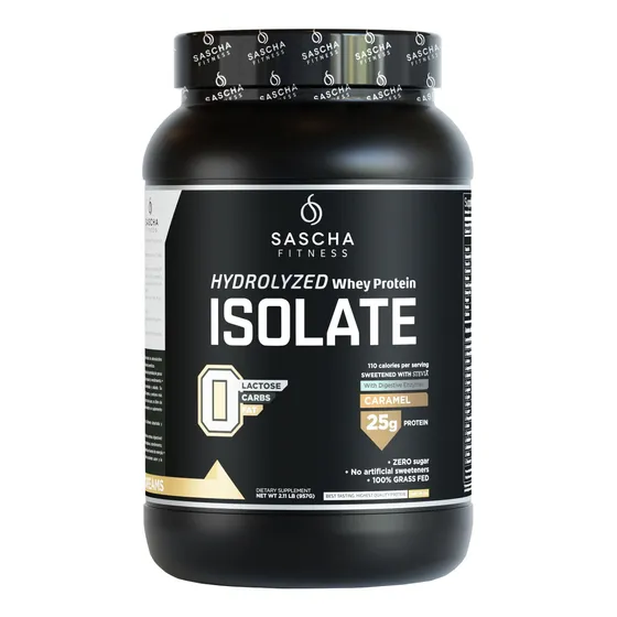 Suplemento en polvo Sascha Fitness isolate Proteínas sabor caramel x 33g