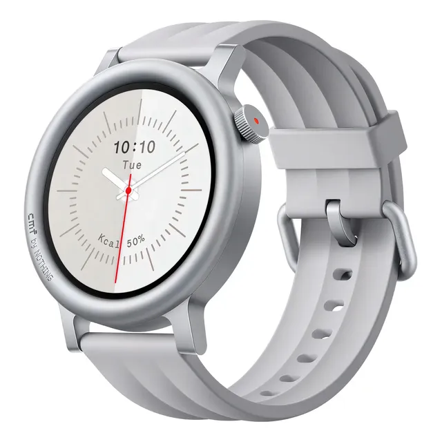 Smartwatch Cmf By Nothing Watch 3 Pro De 47 Mm Con Pantalla Amoled Y Gps Light Grey Liso