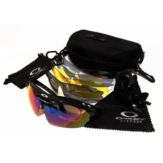 Gafas Deportivas Oakley / Lentes Cambiables-estuche 