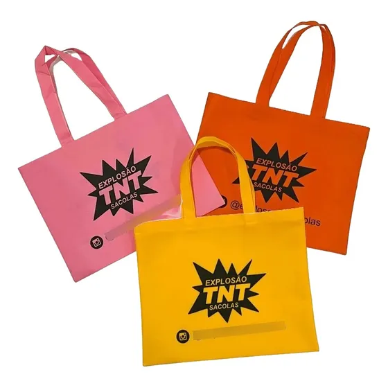 Sacolas Tnt Personalizada 30x40 100 Unidades I