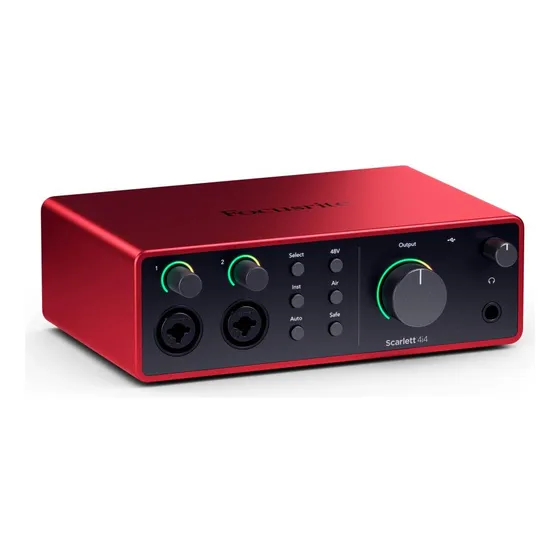 Interfaz De Audio Focusrite Scarlett 4i4 4th Gen