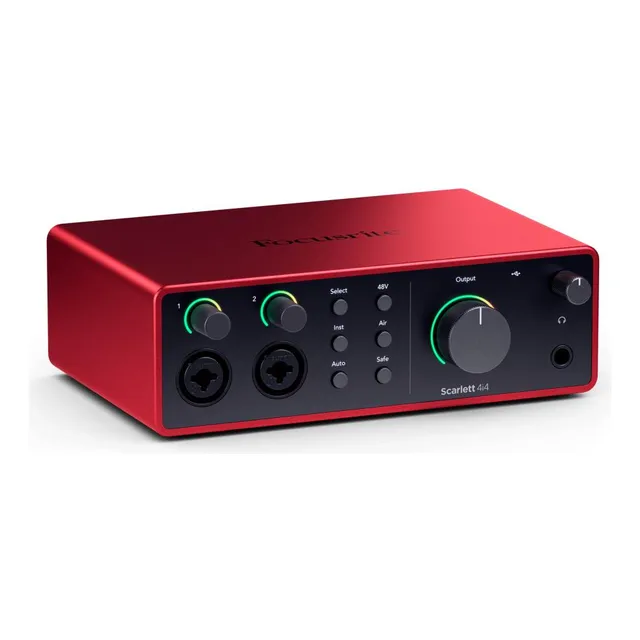 Interfaz De Audio Focusrite Scarlett 4i4 4th Gen