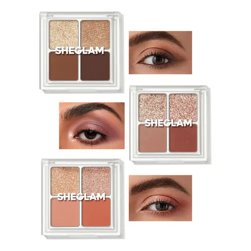 Paleta de sombras de ojos Sheglam de 4 colores Cosmic Crystal | Charm School Shadow Color