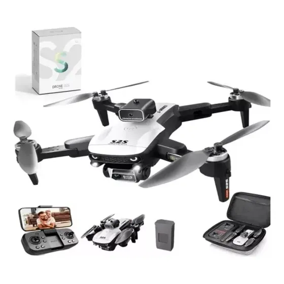 Drone S2s Profissional Dual Câmera Hd Motor Brushless Sensor