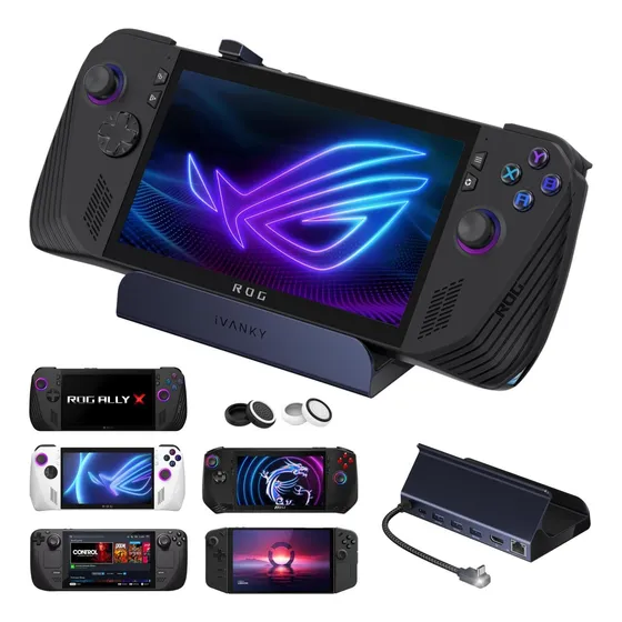 Estación De Acoplamiento Ivanky 8-in-1 Para Asus Rog Ally