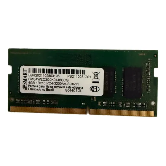 Memoria Ram De Notebook Kingston 4gb Ddr4 3200 Mhz