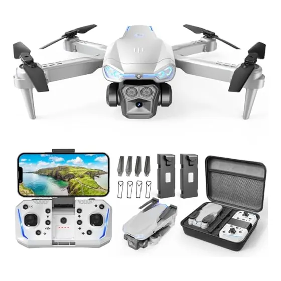 Dron Con Cámara 1080p Hd, Fpv Drone Plegable Para