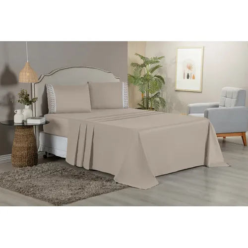 Jogo De Cama Zelo Classic Casal - Percal 180 Fios - Rosa