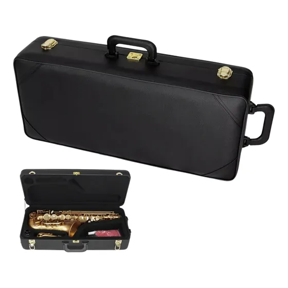 Estojo Case Retangular Para Sax Alto De Luxo Reforçado