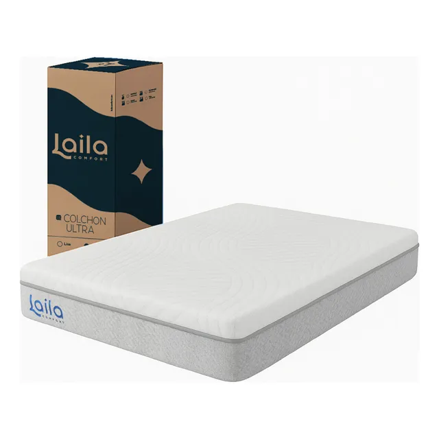 Colchon Individual De Espuma Memory Foam En Caja 100x190x20, Laila Ultra