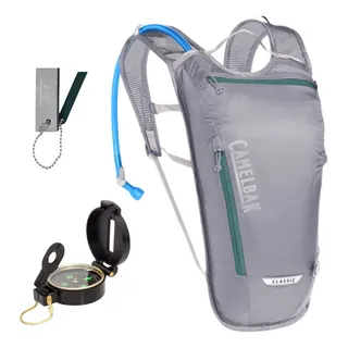 Kit Mochila Hidratação 2l Camelbak + BĂșssola + Pederneira Kit Mochila Hidratação 2l Camelbak + BĂșssola + Pederneira
