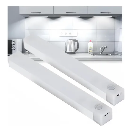 Con Sensor Movimiento Luz De Led Clóset Usb 2 Piezas