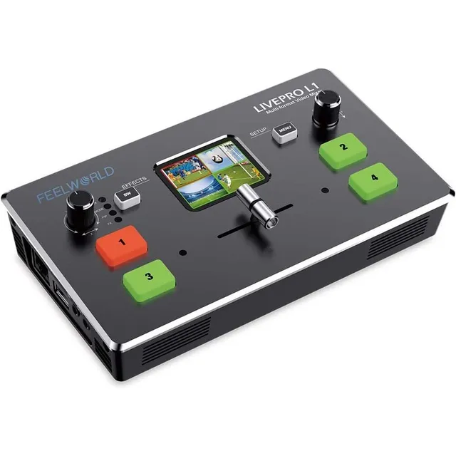 Mezclador De Vídeo Feelworld Livepro L1, 4 Entradas Hdmi, Hd