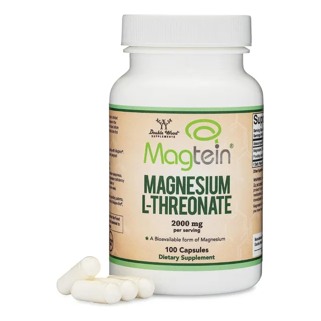 Magnesio L Threonate 2000mg Suplemento De Alta Absorción