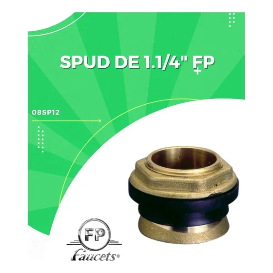 10 Spud De 1.1/4  Para Urinario Fp Fundición Pacífico