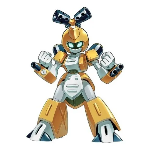 Medabots Metabee Desarmable Figura Impresion 3d Pixelados_