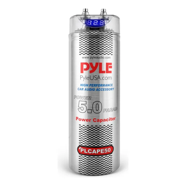 Condensador De Potencia Pyle Plcape50 De 5,0 Faradios Con Pa